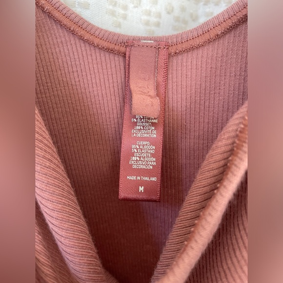 Skims Cotton Ribbed Bodysuit - Picture 3 of 3